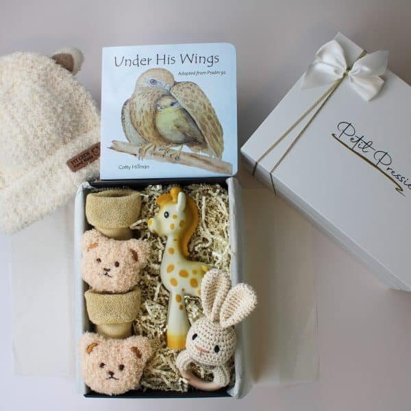 "Under His Wings" Newborn Baby Gift Box - Perfect Baby Shower Gift
