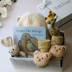 "Under His Wings" Newborn Baby Gift Box - Perfect Baby Shower Gift